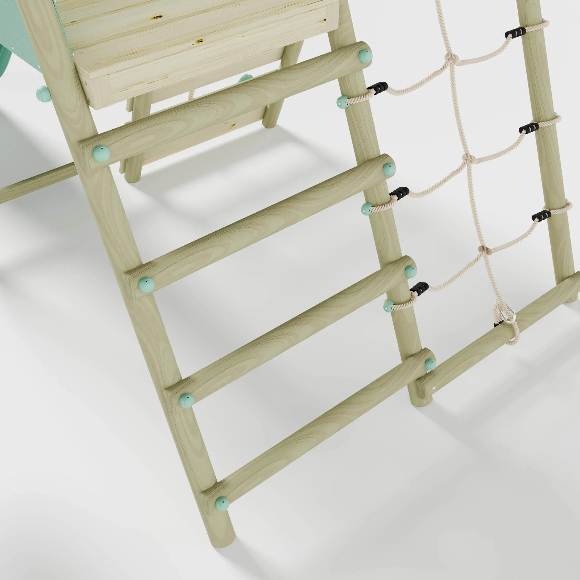 Single Baby Seat Swing with Climbing Wall & Slide - Image 10