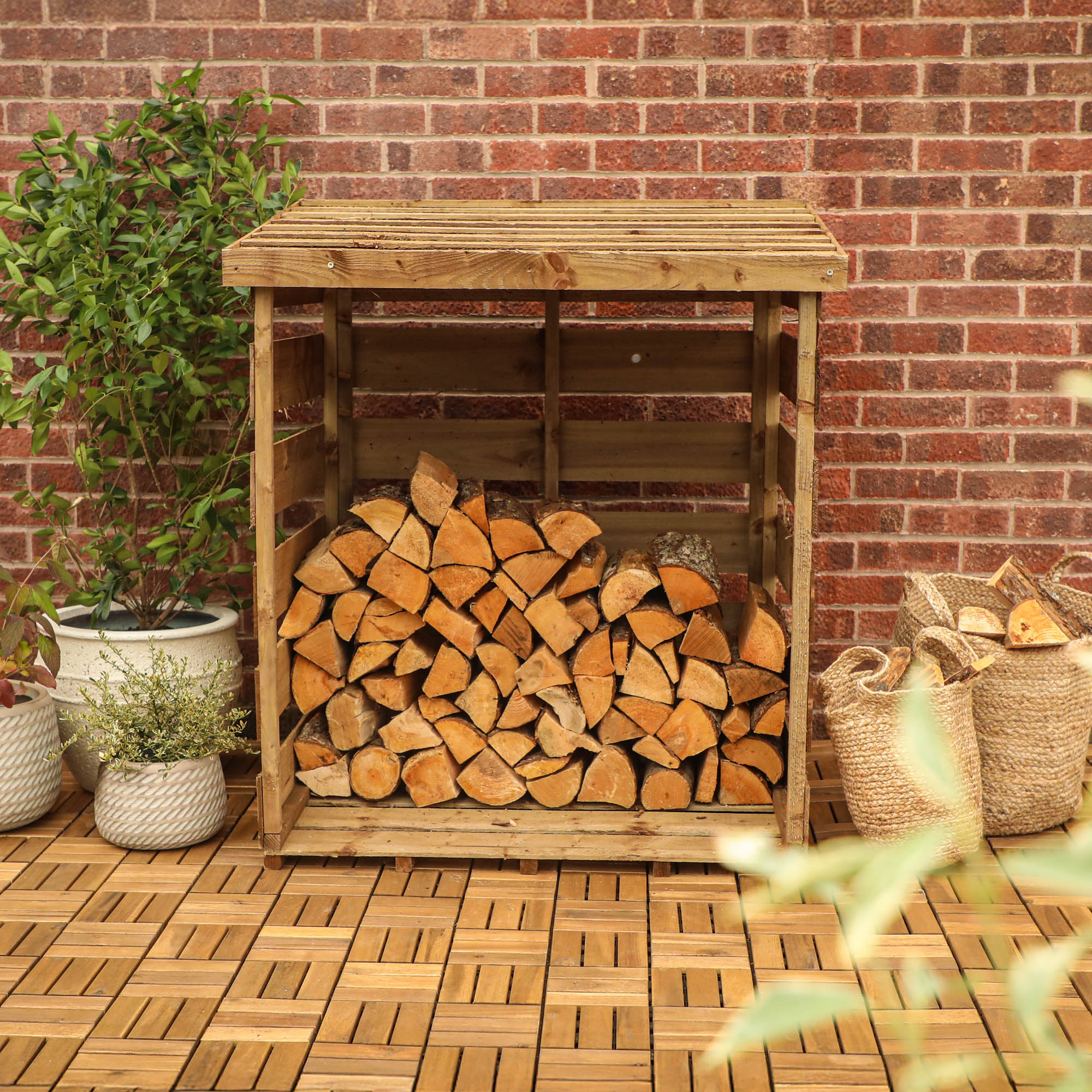 Pressure Treated Single Log Store - Image 2