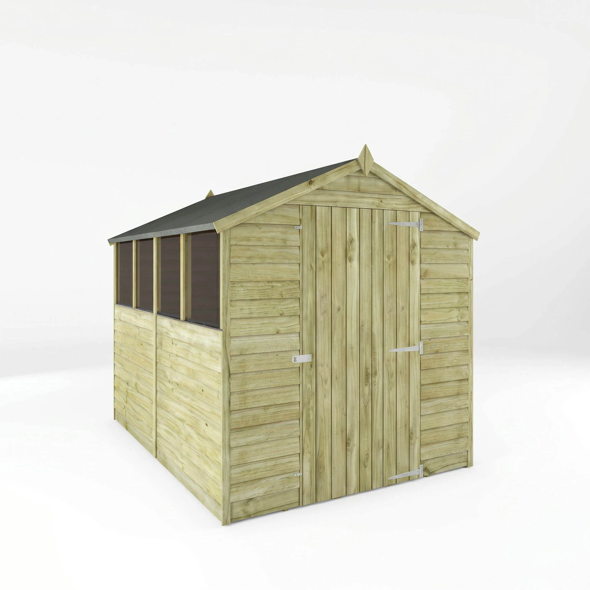 Value Overlap Single Door Apex Shed - Image 11